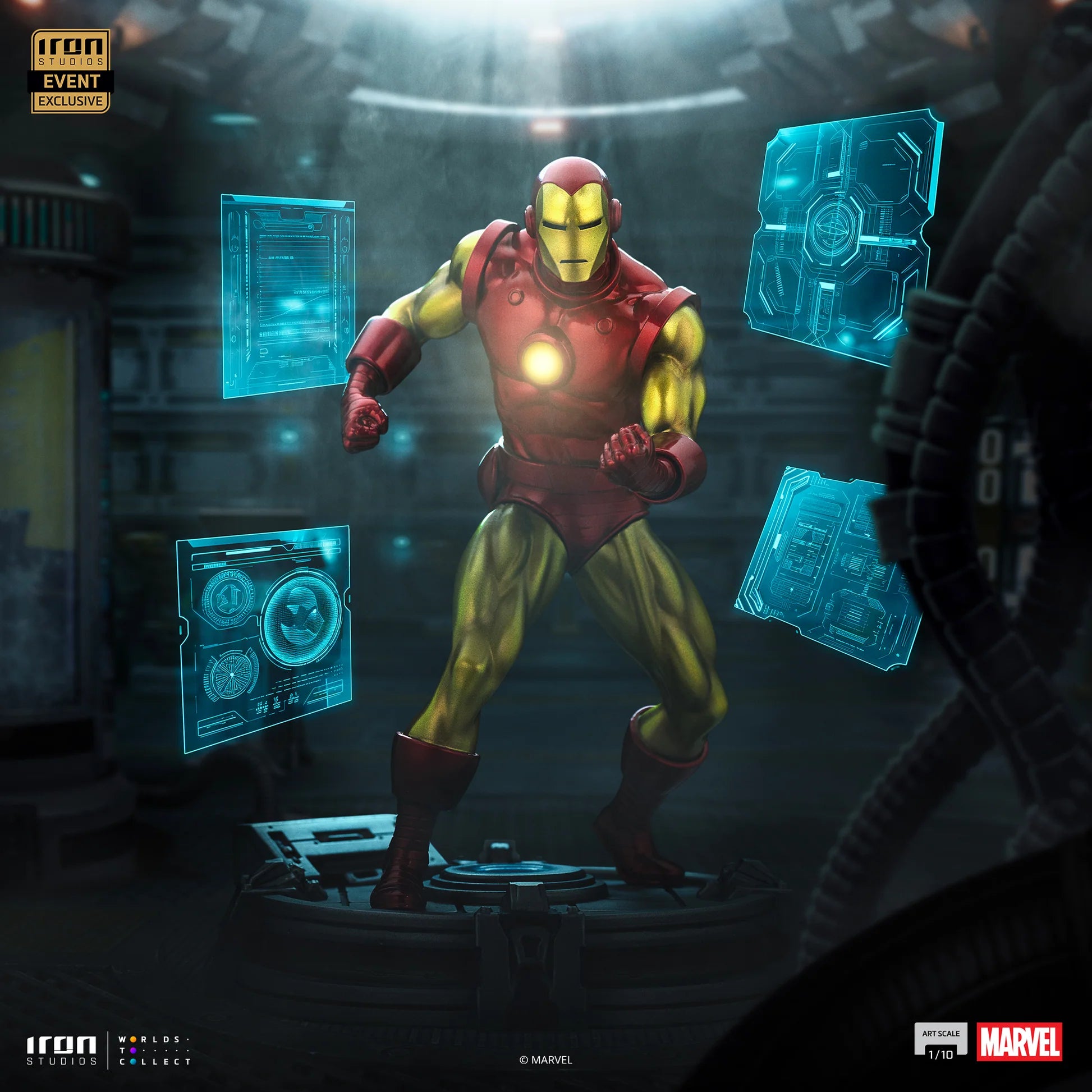 Iron Man (CCXP Event Exclusive 2025) Marvel Comics Art Scale 1/10 By Iron Studios