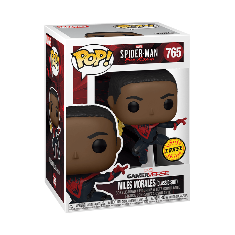 Spider-Man Miles Morales in Classic Suit Funko Pop! (Chase)