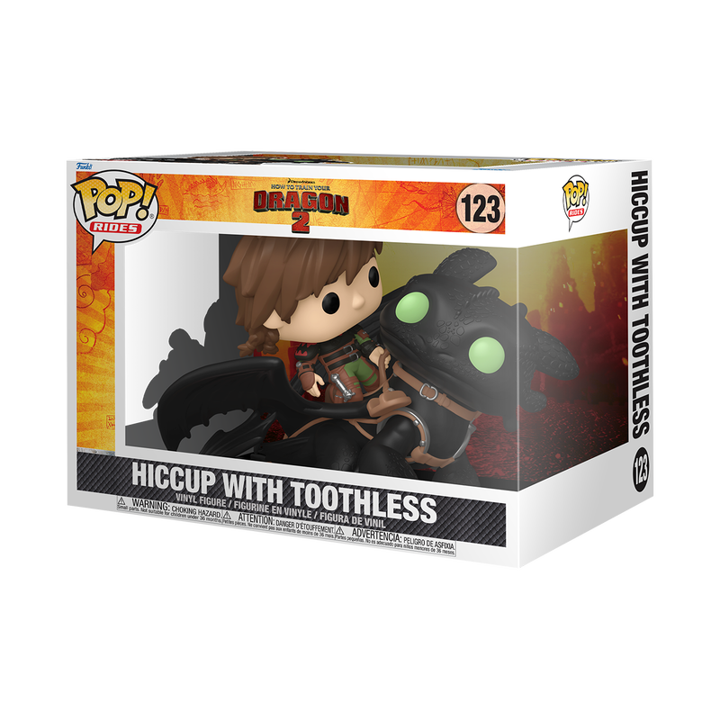 How To Train Your Dragon 2 Hiccup with Toothless Deluxe Funko Pop Ri