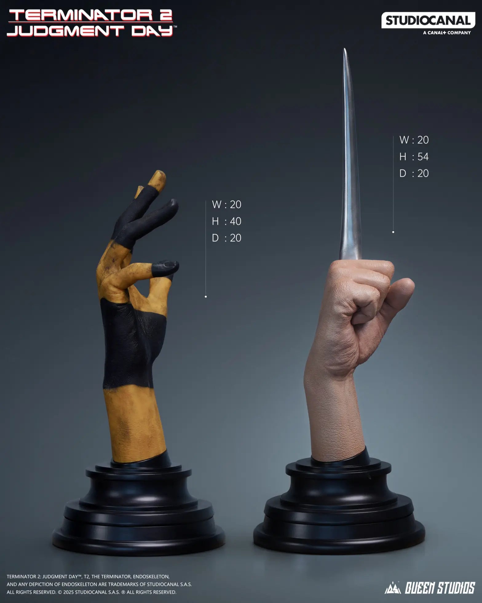 Terminator 2 T-1000 Life Size Bust by Queen Studios