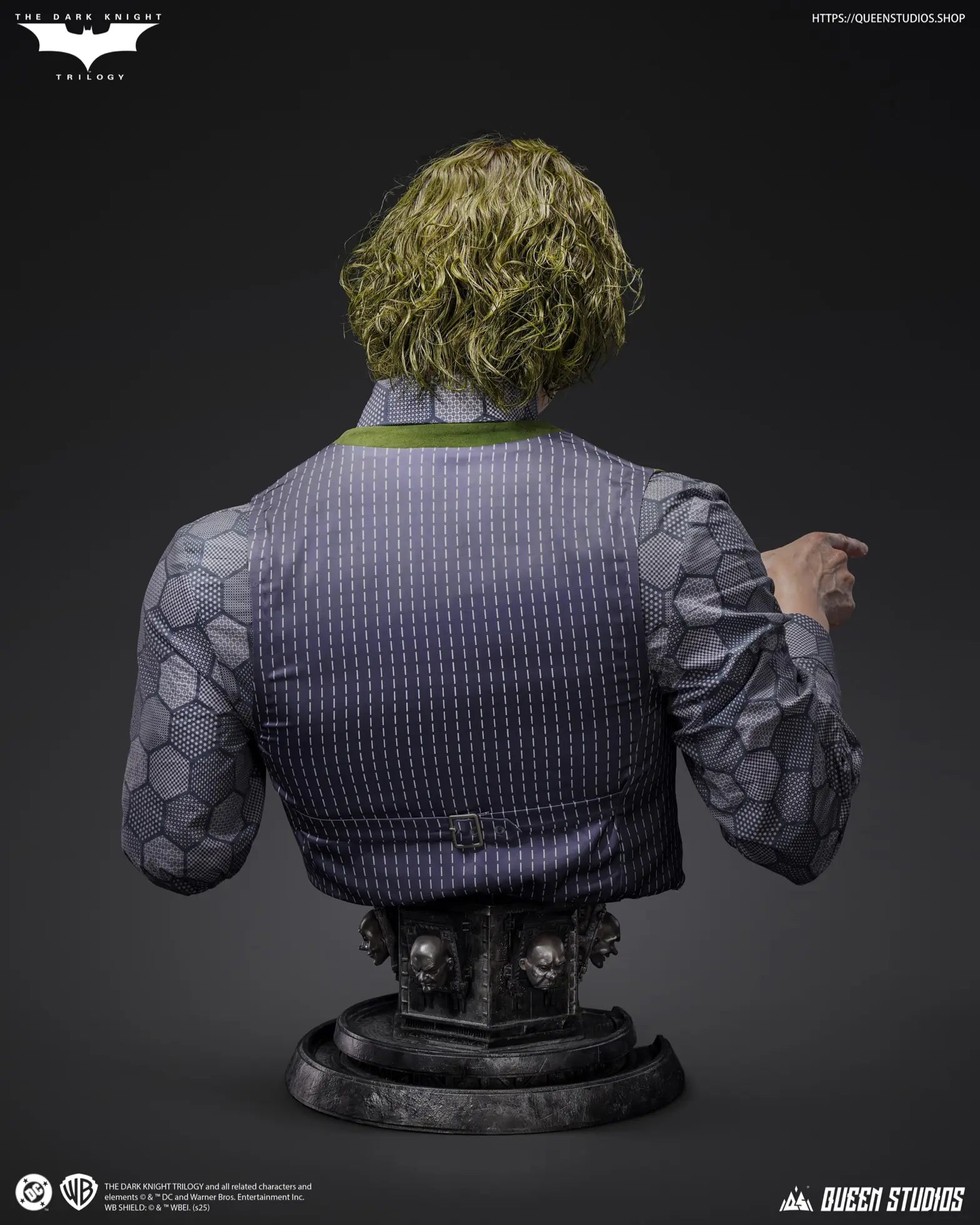 The Dark Knight The Joker Life Size Bust by Queen Studios