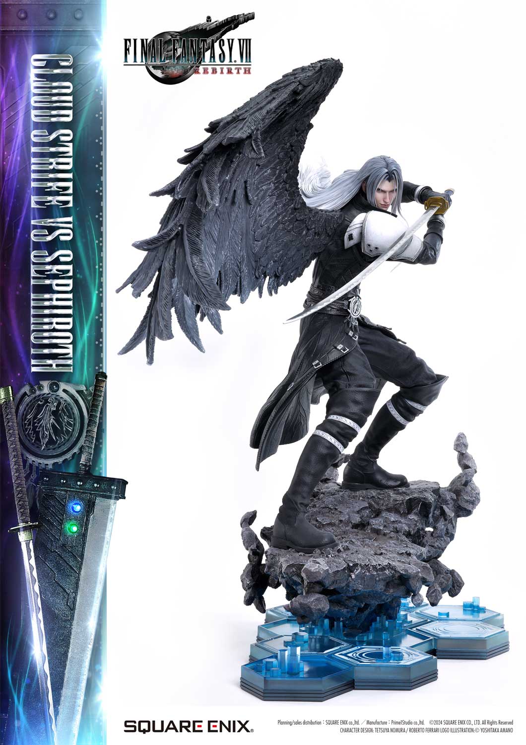 Final Fantasy VII Rebirth Cloud Strife vs. Sephiroth Statue By Prime 1 Studio