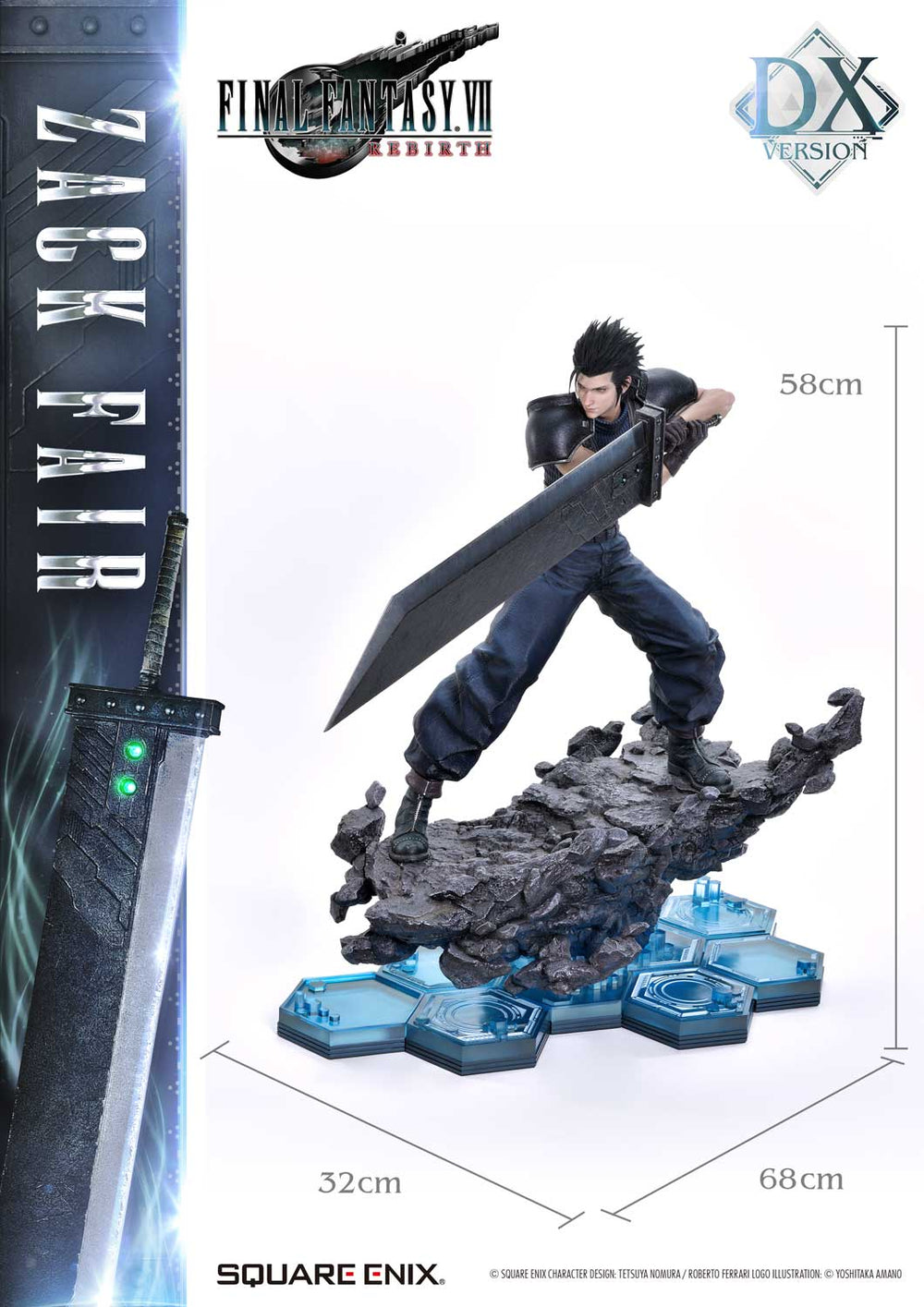 Figurine Zack Fair Final Fantasy VII | Kit Impression 3D Résine à Peindre | Fanart
