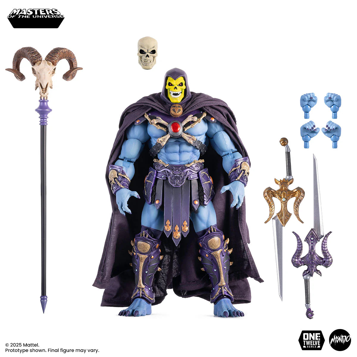 [Pre-order Deposit] MOTU200X Skeletor 1/12 Scale Figure By Mondo