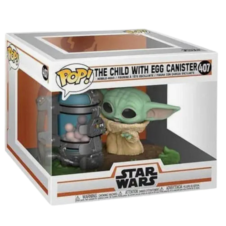 Star Wars The Mandalorian Child with Canister Funko Pop!