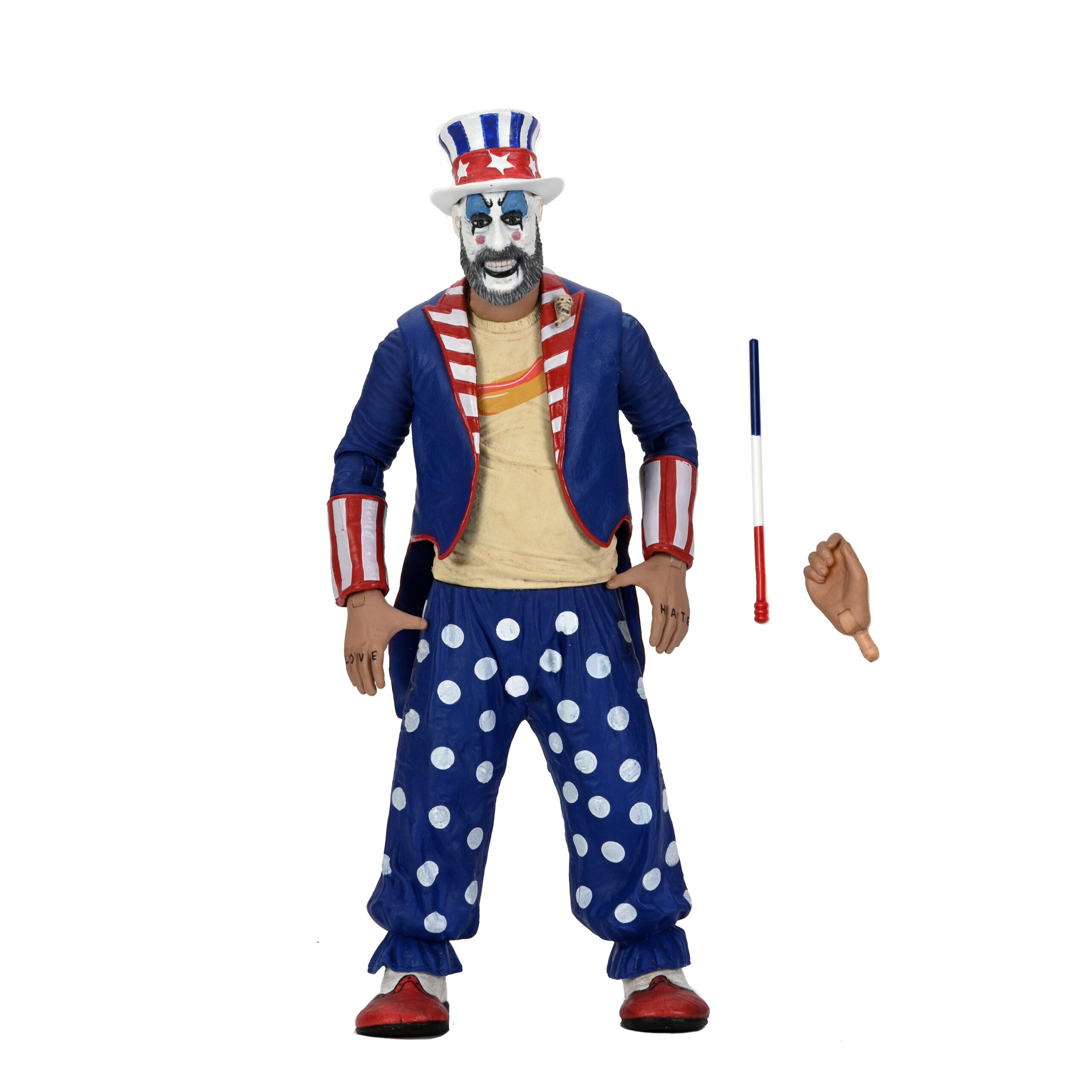 Captain Spaulding (Tailcoat) House of 1000 Corpses 20th Anniversary Figure by NECA