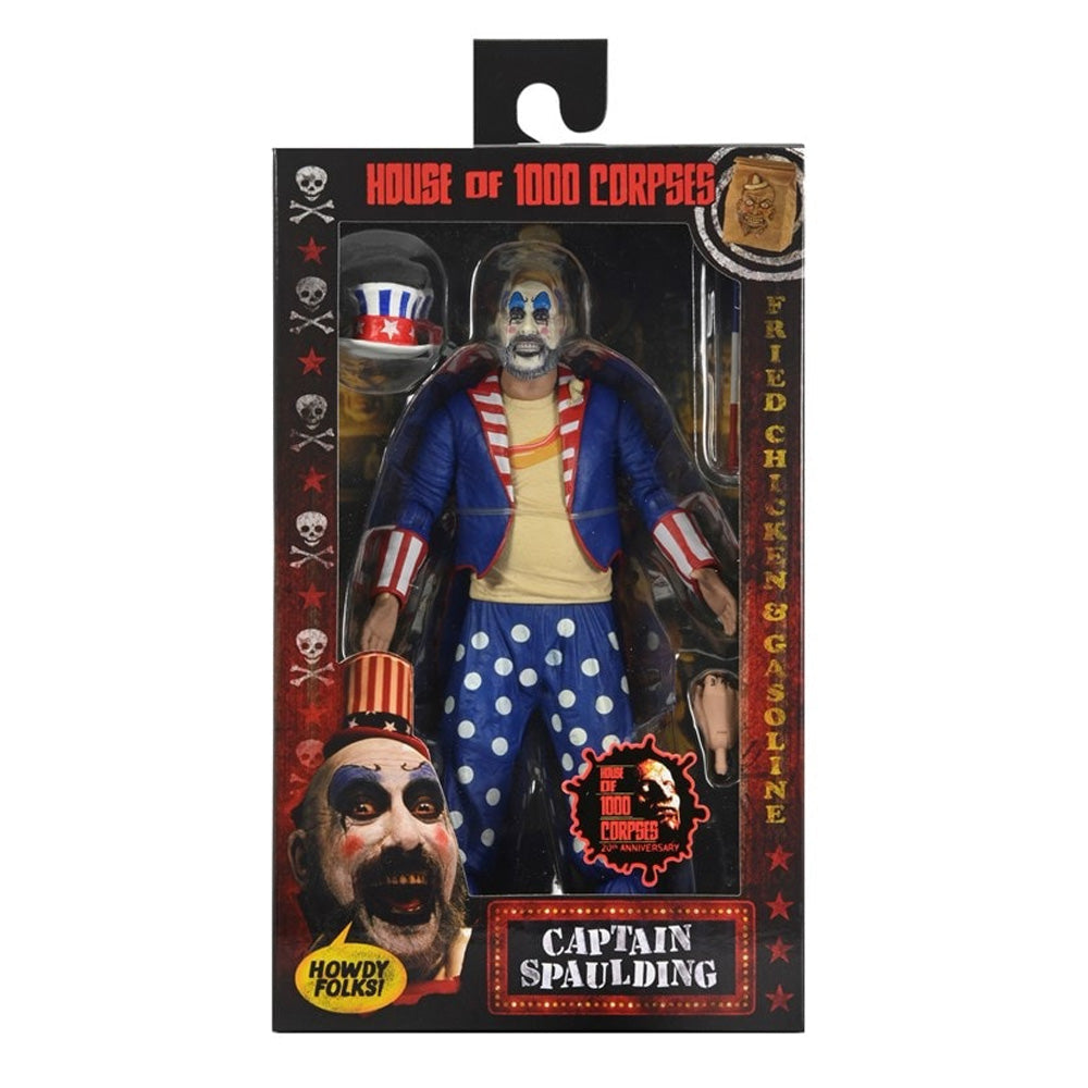 Captain Spaulding (Tailcoat) House of 1000 Corpses 20th Anniversary Figure by NECA