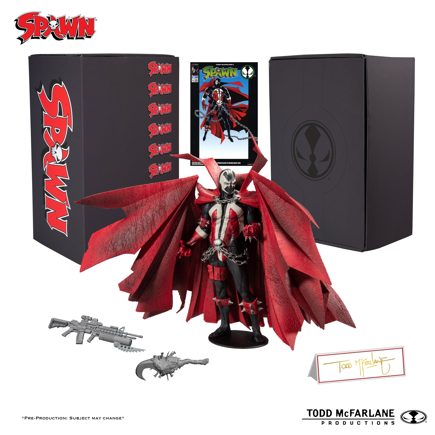 Spawn Trilogy Kickstarter 3 Pack Set SIGNED Todd McFarlane