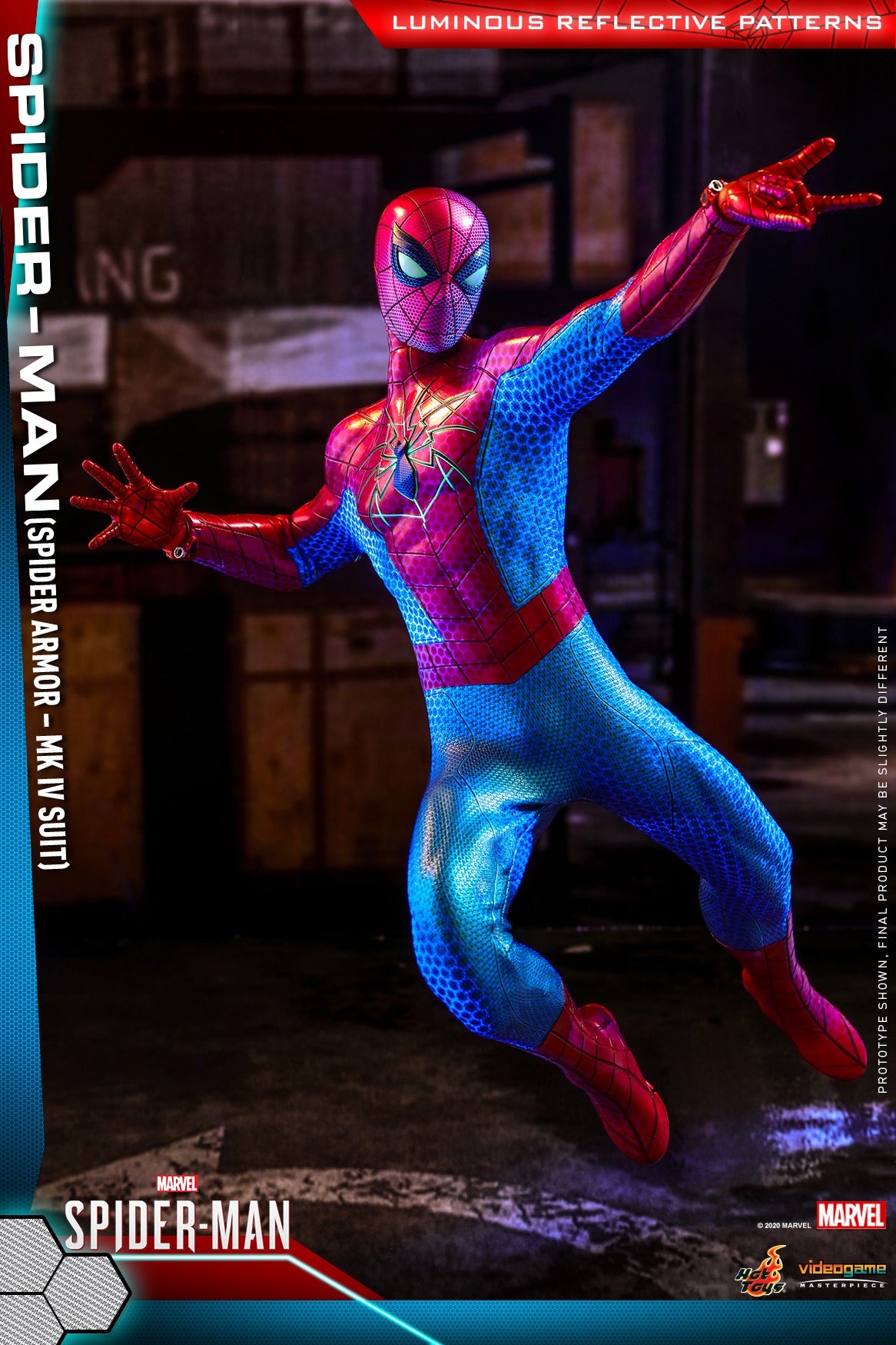 Spider-Man – Spider Armor MK IV Suit 1/6 Scale Figure By Hot Toys