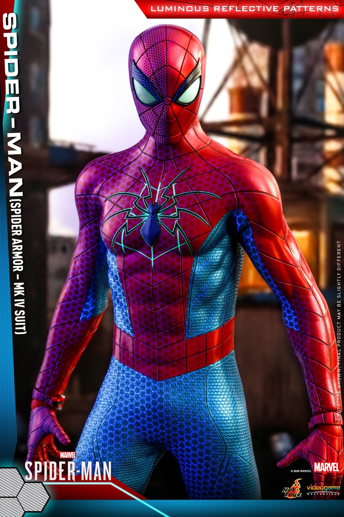 Spider-Man – Spider Armor MK IV Suit 1/6 Scale Figure By Hot Toys