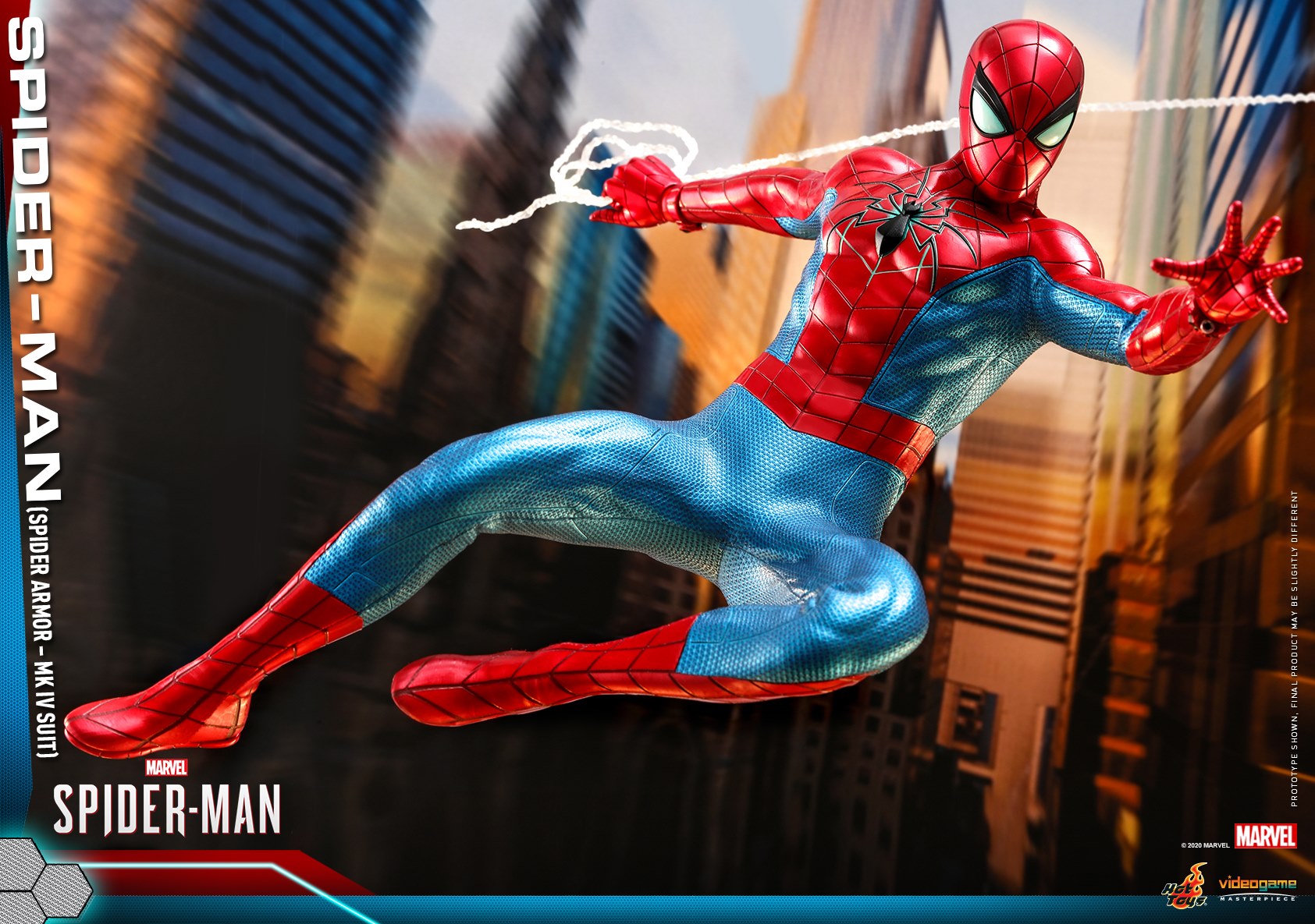 Spider-Man – Spider Armor MK IV Suit 1/6 Scale Figure By Hot Toys
