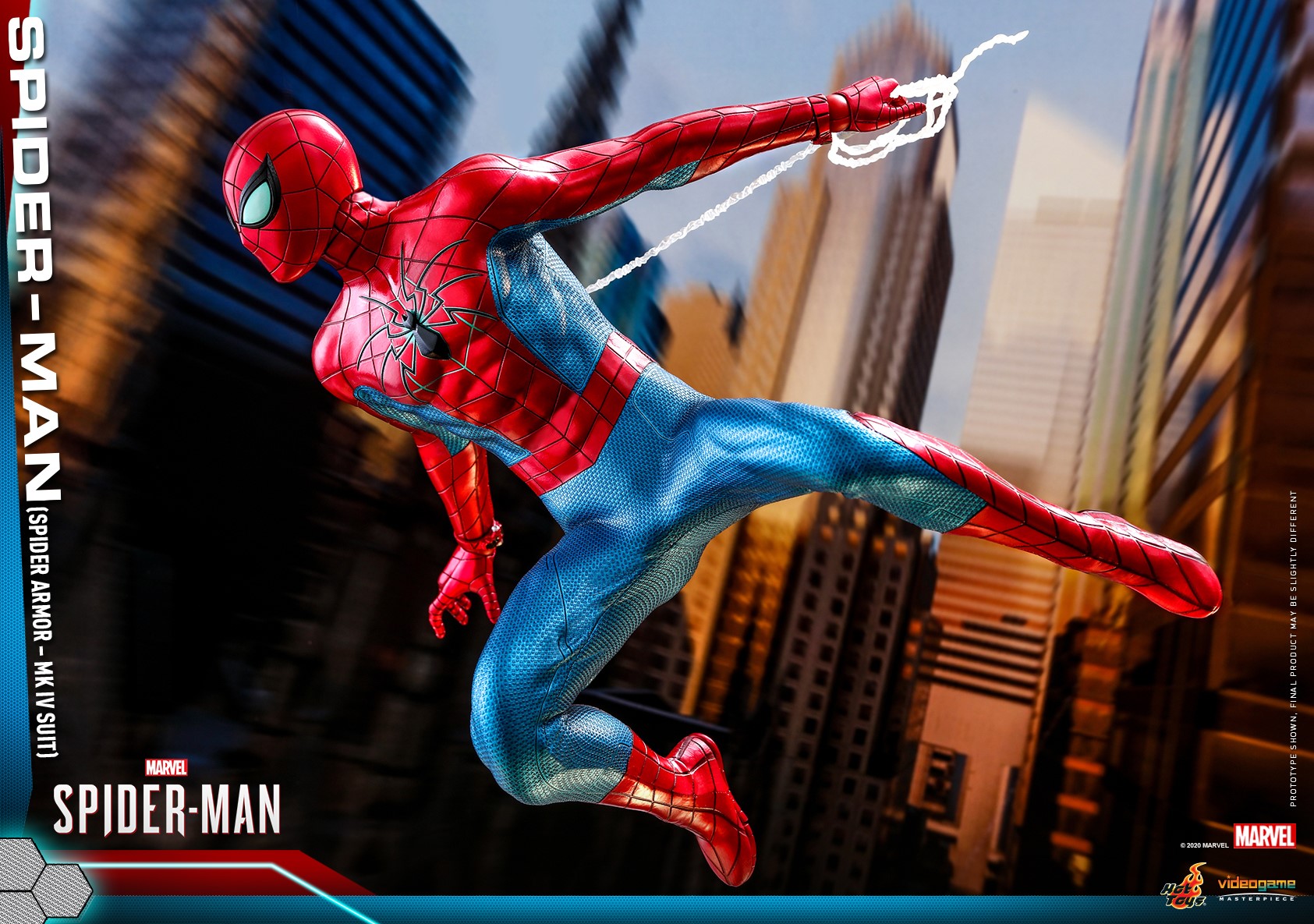 Spider-Man – Spider Armor MK IV Suit 1/6 Scale Figure By Hot Toys