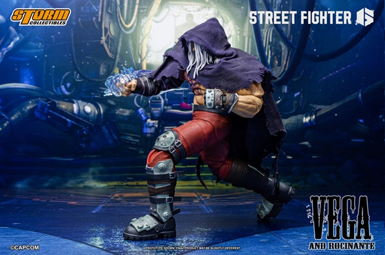 Street Fighter 6 Vega and Rochinante Action Figure By Storm Collectibles