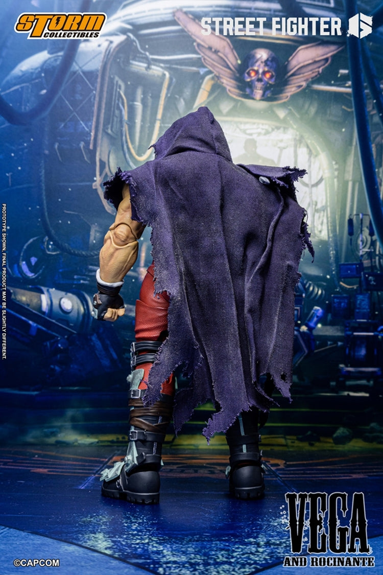 Street Fighter 6 Vega and Rochinante Action Figure By Storm Collectibles