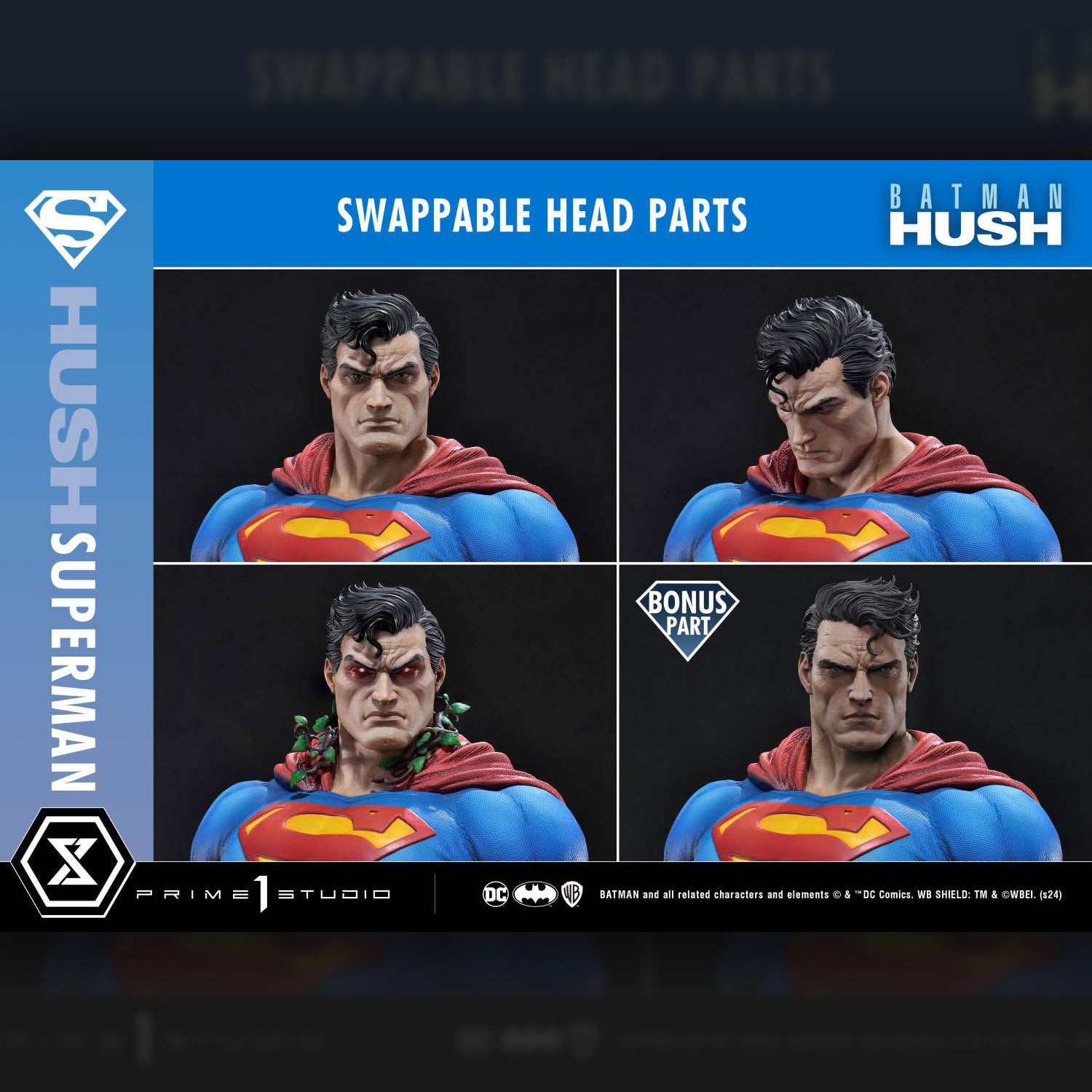 Batman: Hush (Comics) - Superman 1/4 Bonus version statue