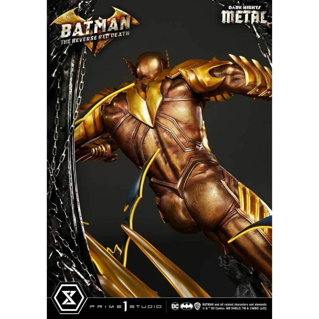 The Reverse Red Death DC Dark Knights Metal Statue by Prime 1 Studio