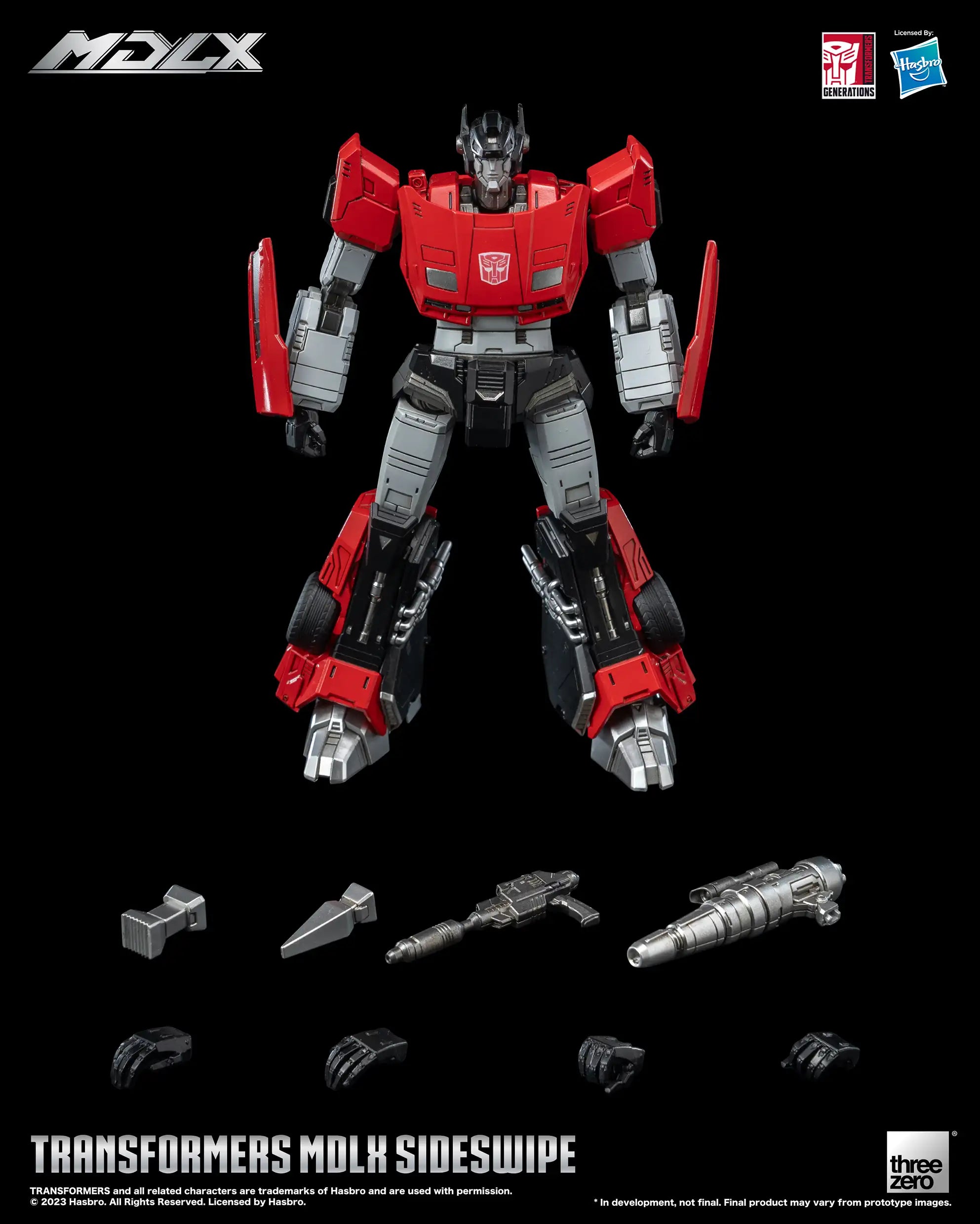 Transformers MDLX Sideswipe By Threezero