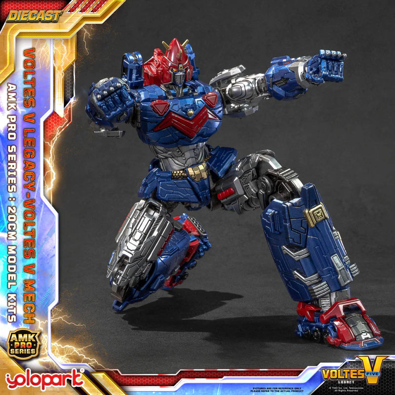 Voltes V: Legacy Voltes V Mech Model Kit AMK PRO Series By Yolopark