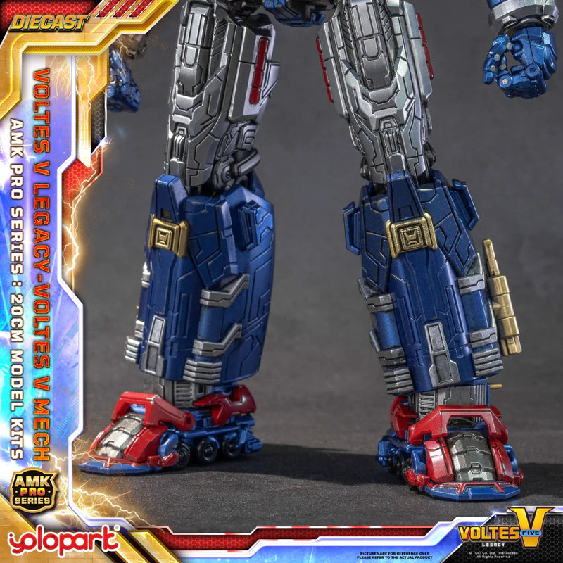 Voltes V: Legacy Voltes V Mech Model Kit AMK PRO Series By Yolopark