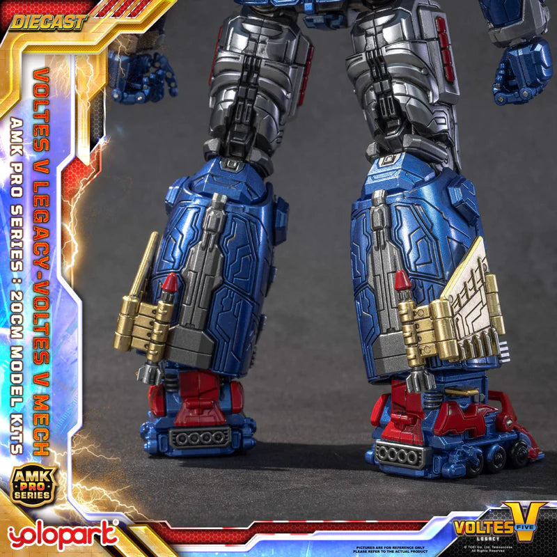 Voltes V: Legacy Voltes V Mech Model Kit AMK PRO Series By Yolopark
