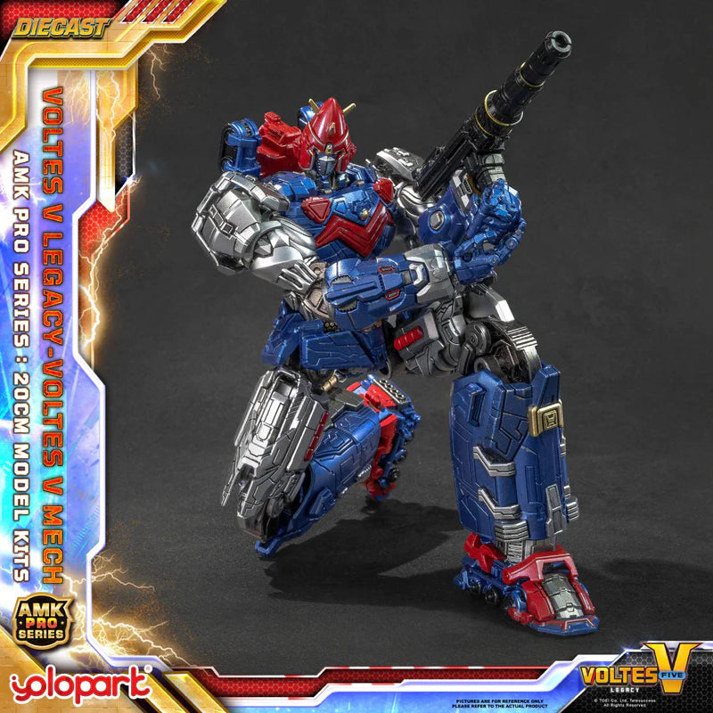 Voltes V: Legacy Voltes V Mech Model Kit AMK PRO Series By Yolopark