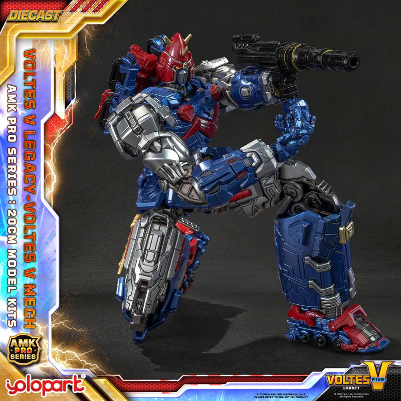 Voltes V: Legacy Voltes V Mech Model Kit AMK PRO Series By Yolopark
