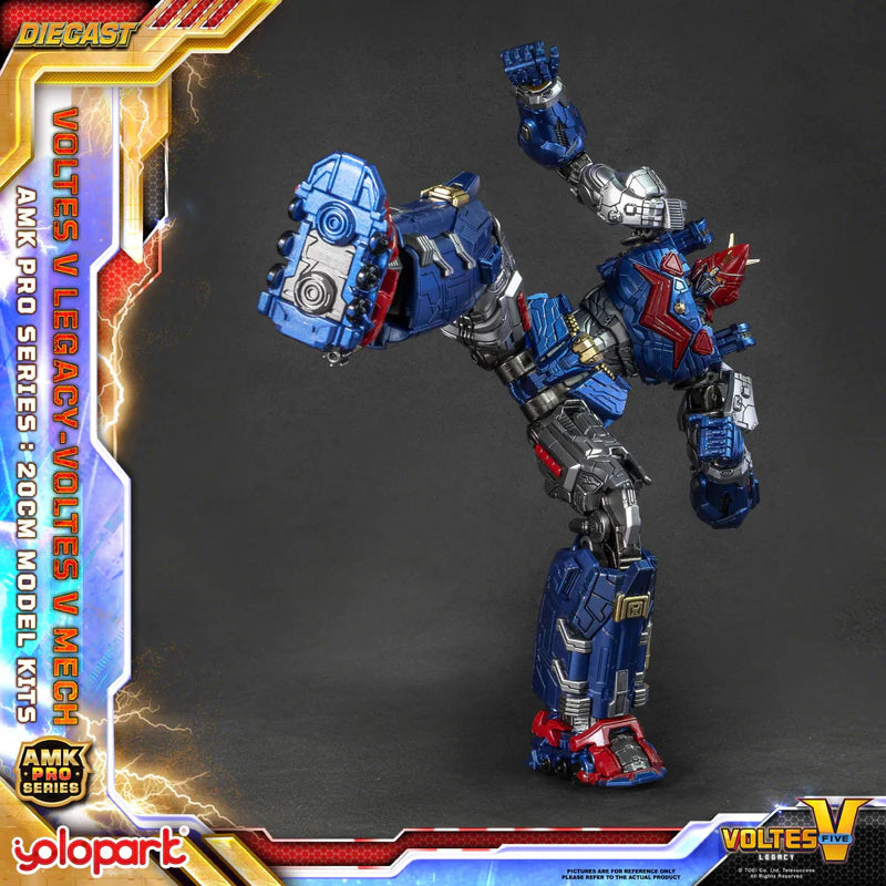Voltes V: Legacy Voltes V Mech Model Kit AMK PRO Series By Yolopark