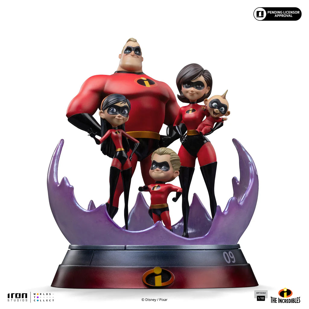 The Incredibles Diorama Statue By Iron Studios