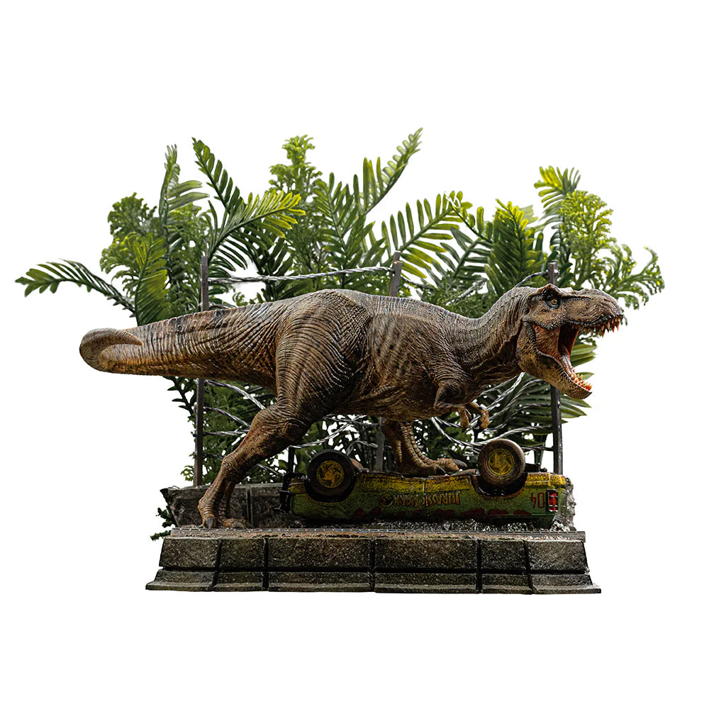 T-Rex Breakout Set A Statue Icons Jurassic Park by Iron Studios