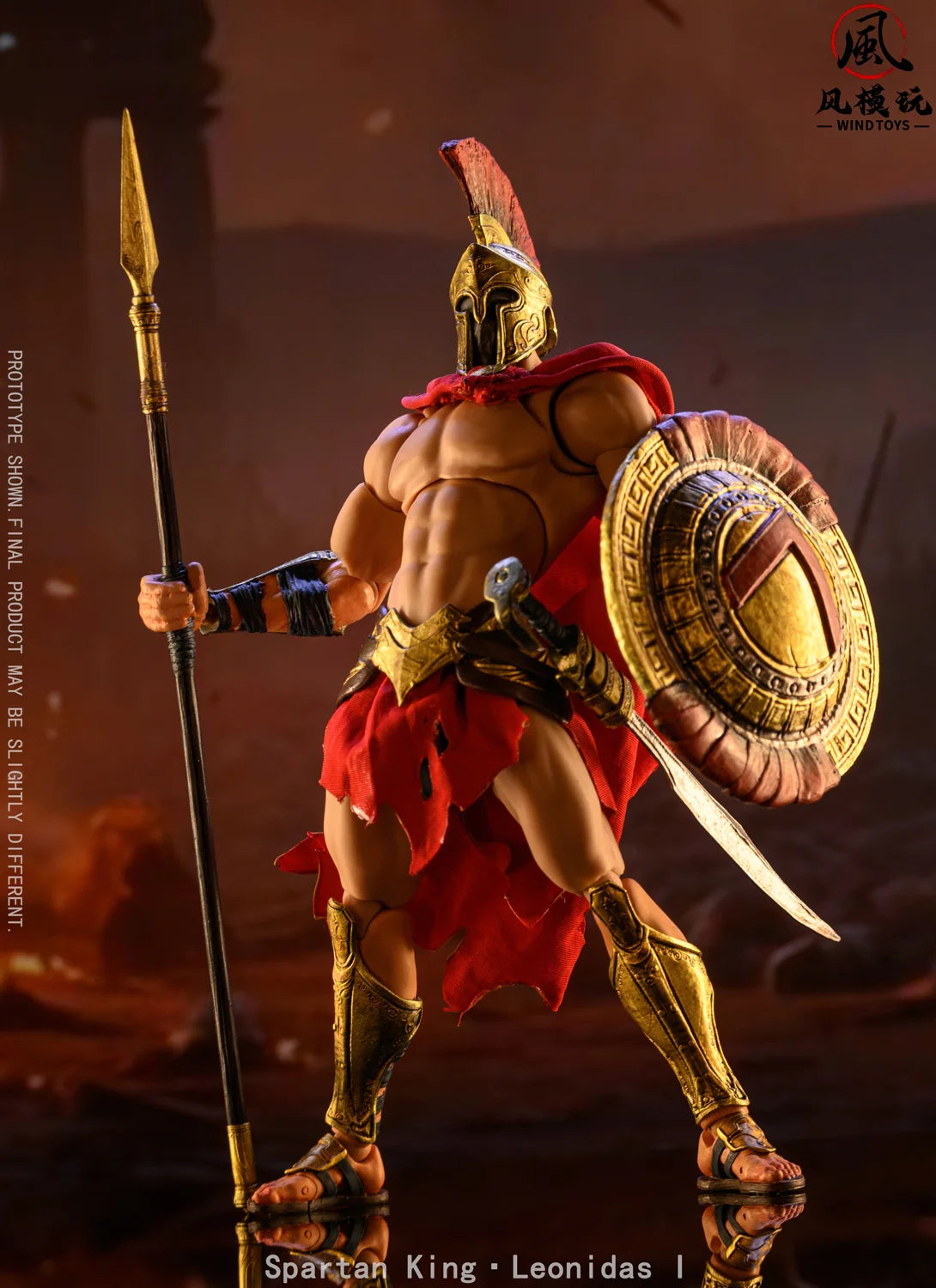 Eternal Warlords Spartan King Leonidas I Standard Version Action Figure