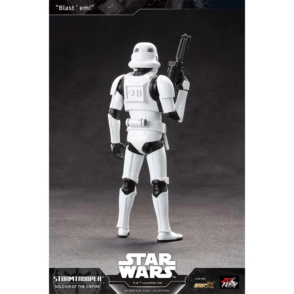 Star Wars 1/10 Stormtrooper Soldier Of The Empire Action Figure by ZD Toys