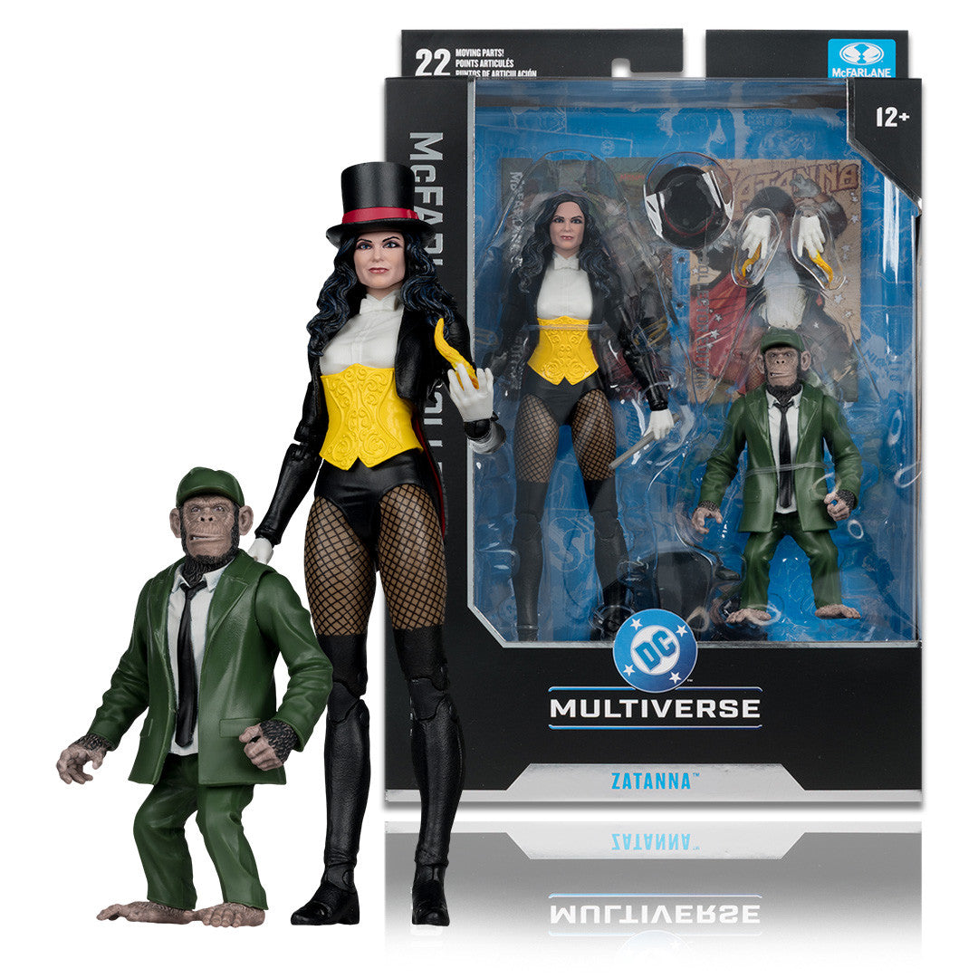 Zatanna w/Detective Chimp (DC Classic) McFarlane Collector Edition Action Figure