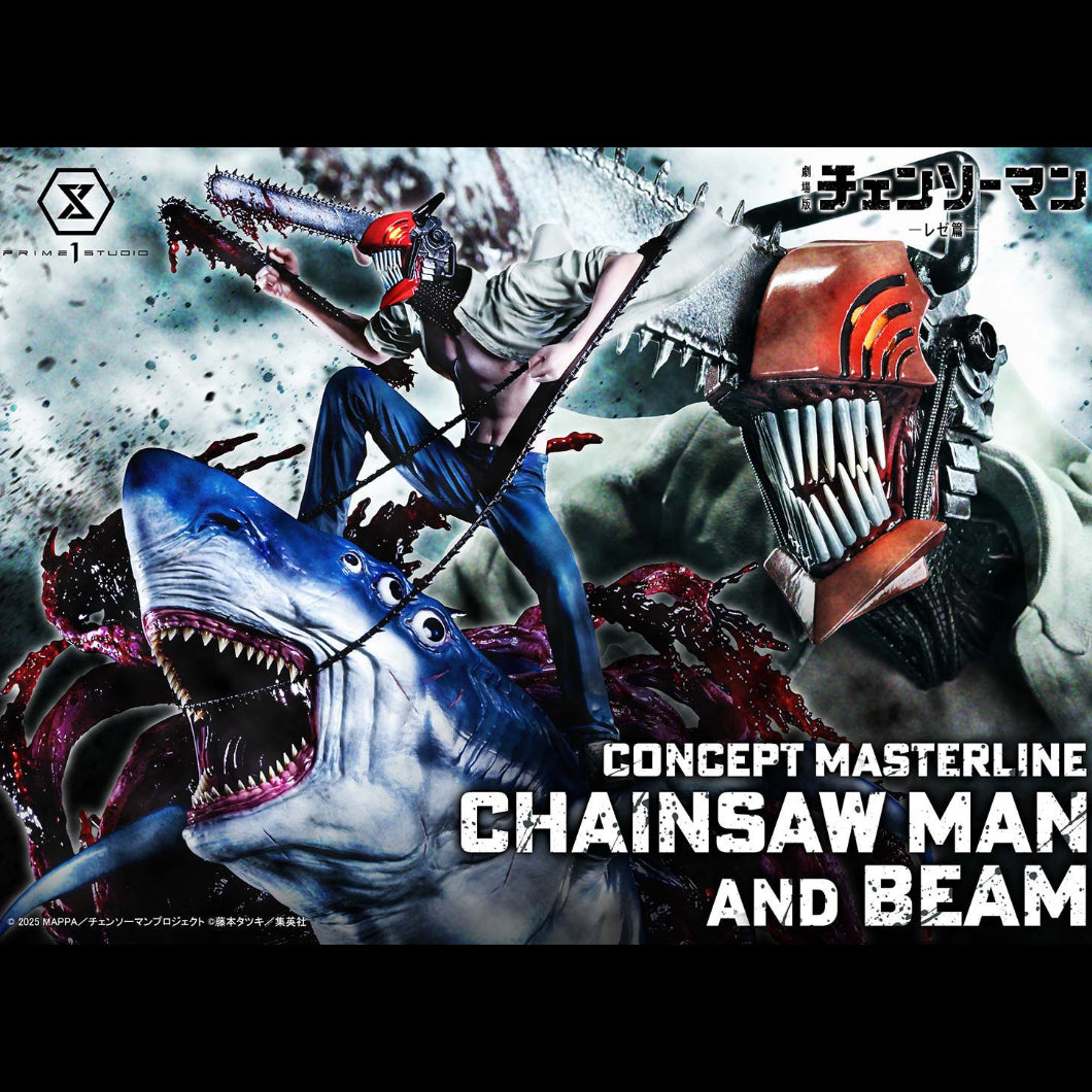 CHAINSAW MAN & BEAM (Reze Arc) Bonus Version 1/6 Statue By Prime 1 Studio