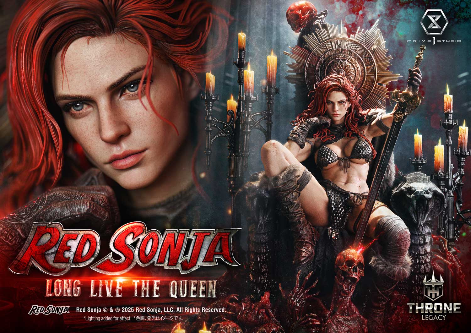 Red Sonja favorite Long Live the Queen Bonus Version Statue By Prime 1 Studios