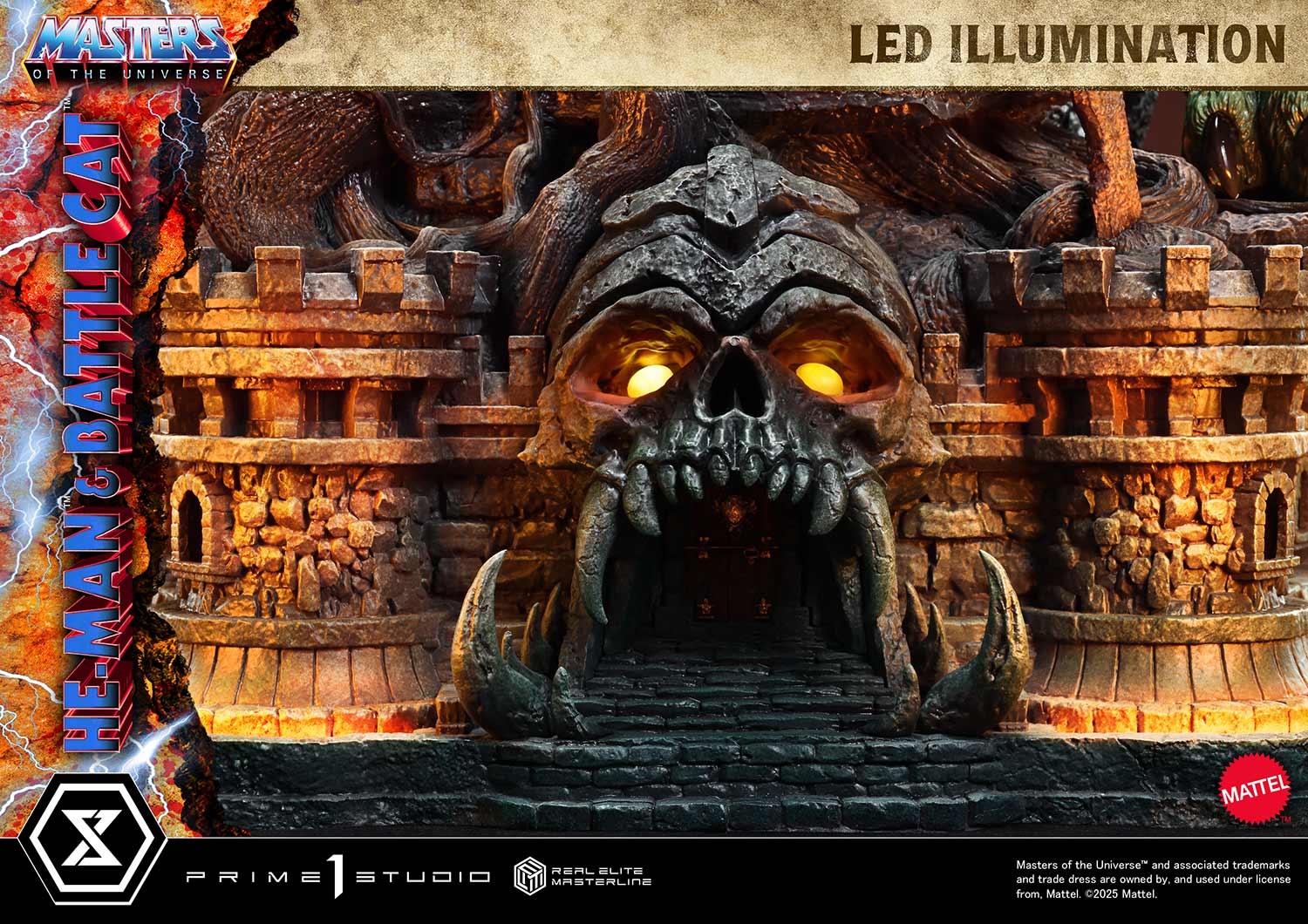 Masters of the Universe He-Man & Battle Cat Ultimate Bonus version By Prime 1 Studio