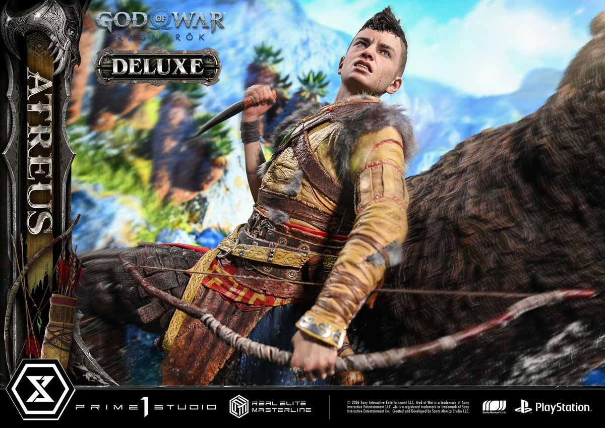 God Of War: Ragnarok Atreus Deluxe Bonus Version Statue By Prime1 Studios