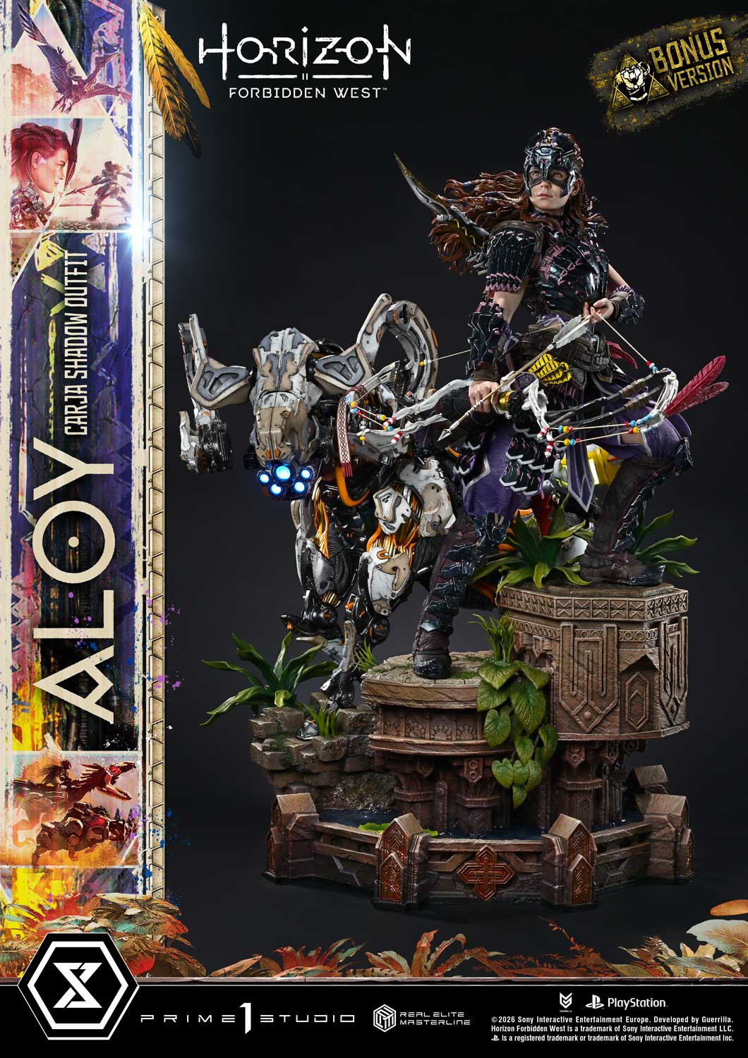 Horizon Forbidden West Aloy Carja Shadow Outfit DX Bonus Version By Prime 1 Studios