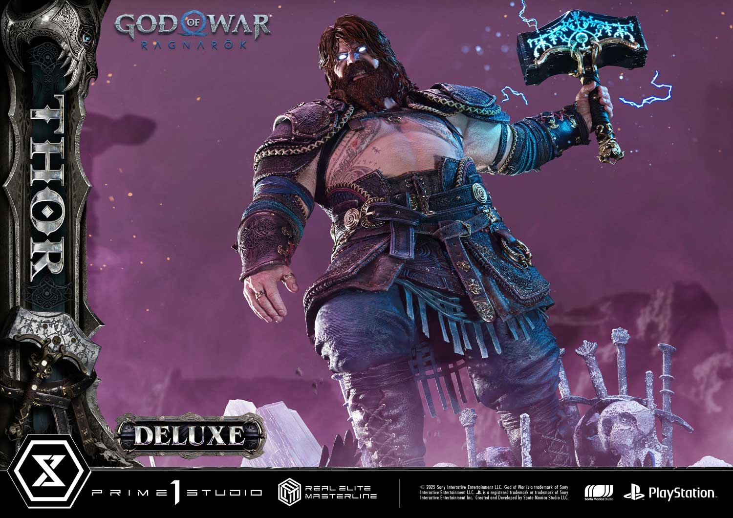 God Of War Ragnarok Thor Deluxe Bonus Version Statue By Prime1 Studios