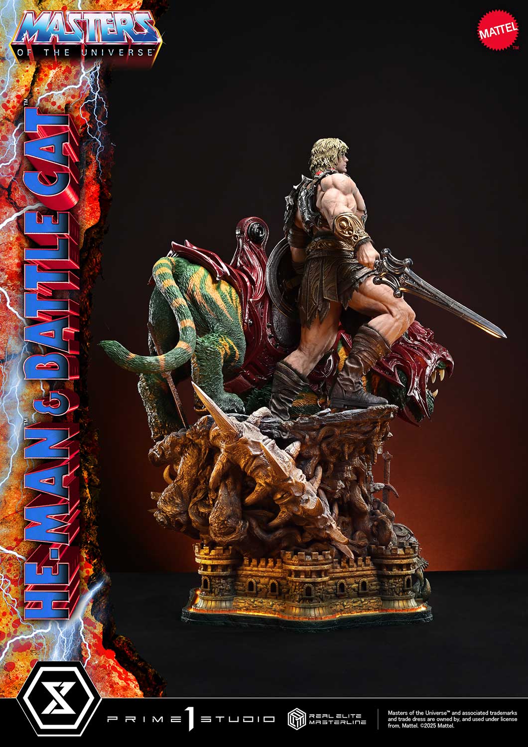 Masters of the Universe He-Man & Battle Cat Ultimate Bonus version By Prime 1 Studio