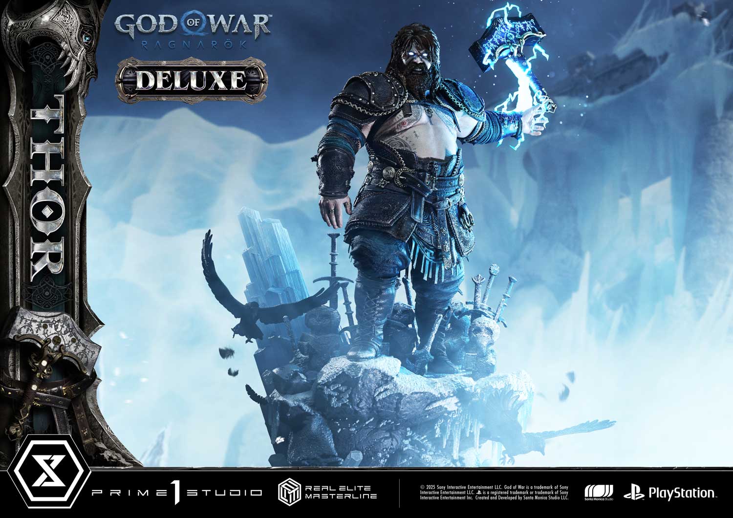 God Of War Ragnarok Thor Deluxe Bonus Version Statue By Prime1 Studios