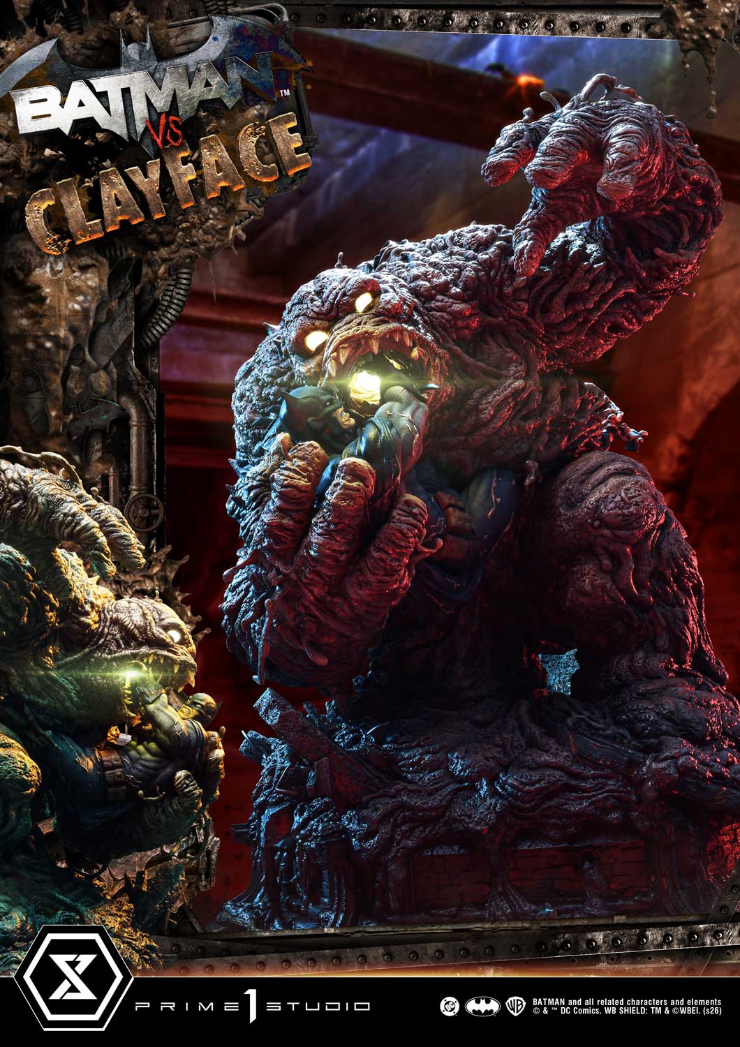BATMAN VS CLAYFACE 1/4 Statue By Prime 1 Studio