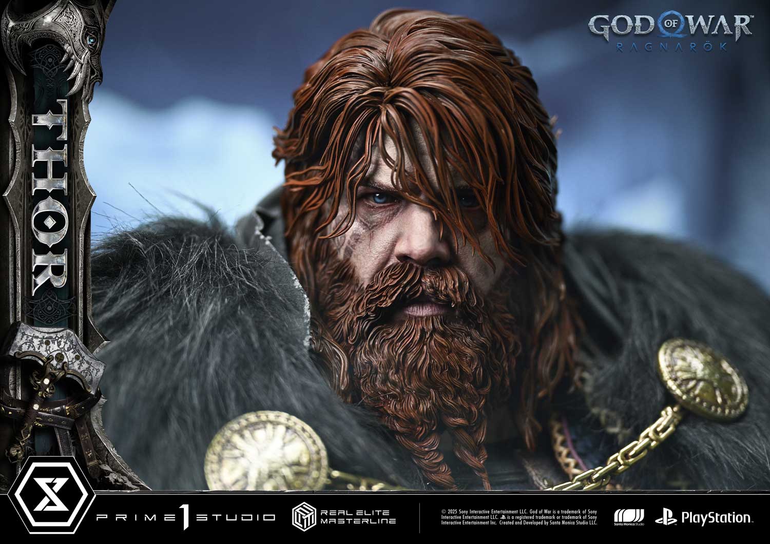 God Of War Ragnarok Thor Deluxe Bonus Version Statue By Prime1 Studios