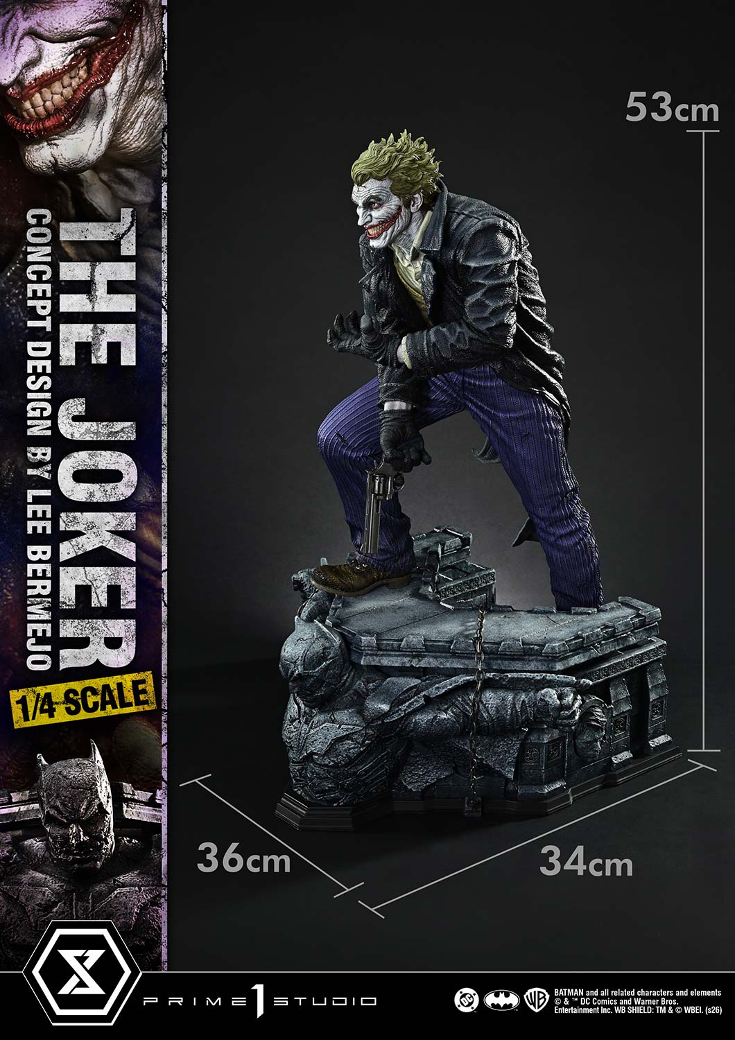 The Joker (Concept Design by Lee Bermejo) DX Bonus Ver. 1/4 Scale by Prime 1 Studio