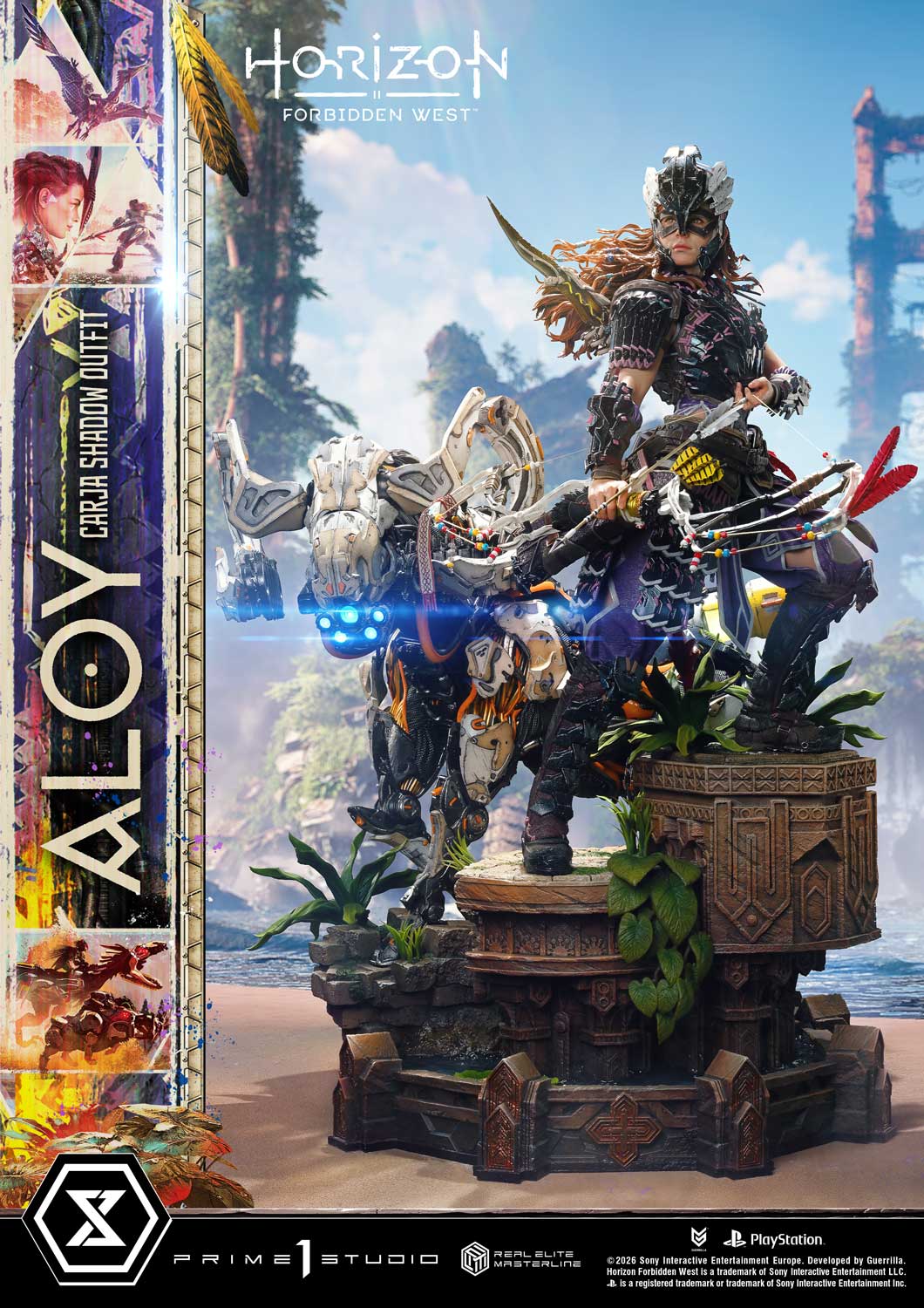 Horizon Forbidden West Aloy Carja Shadow Outfit DX Bonus Version By Prime 1 Studios