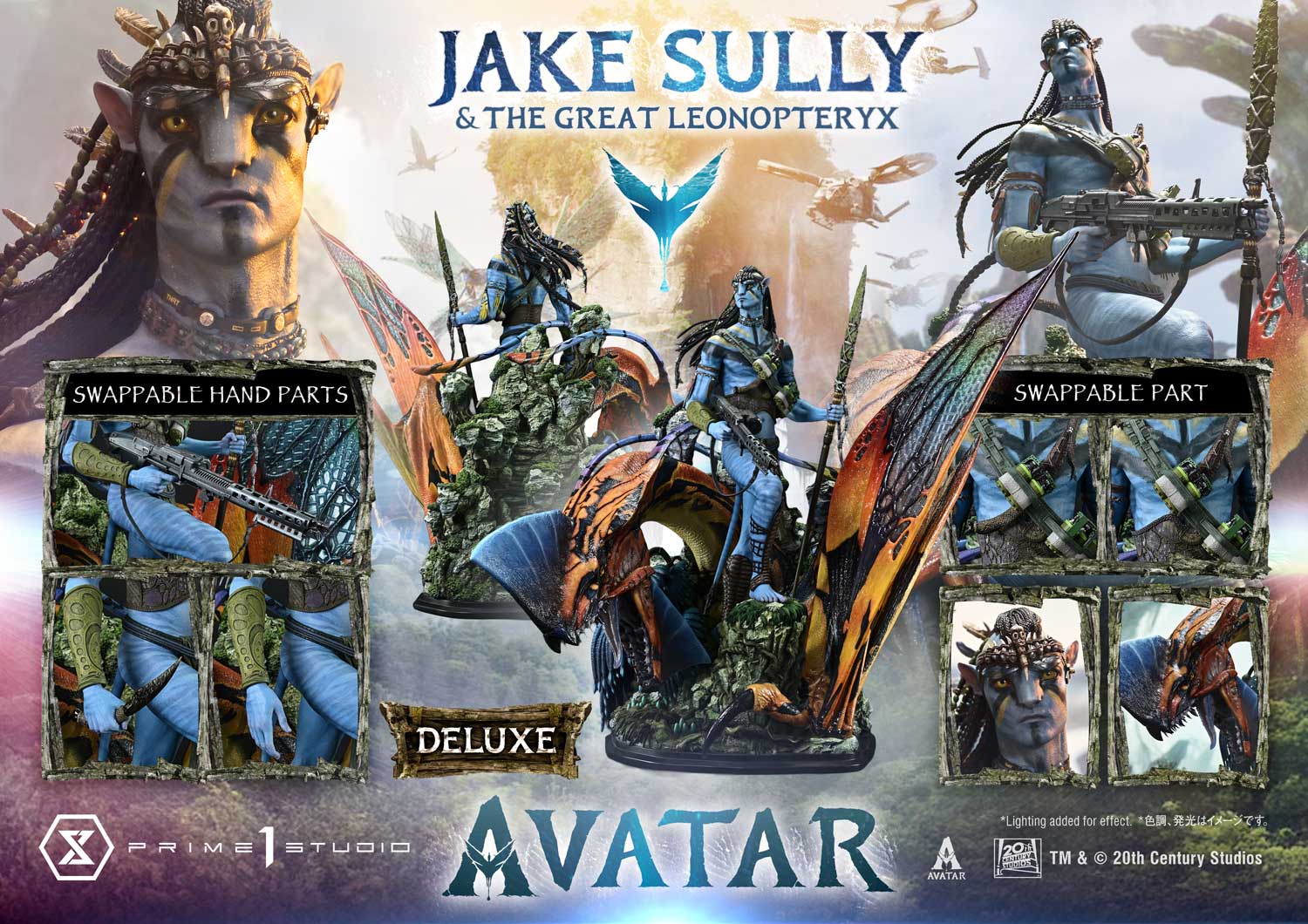 Jake Sully & The Great Leonopteryx favorite Avatar Legacy Collection By Prime 1 Studio