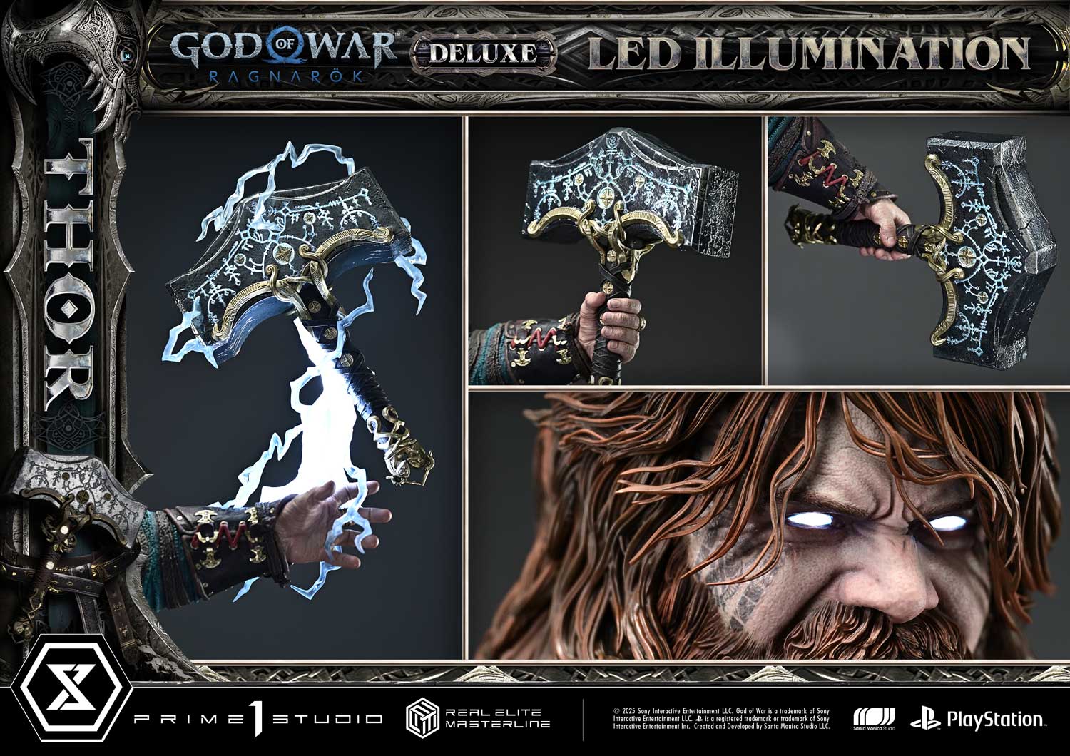 God Of War Ragnarok Thor Deluxe Bonus Version Statue By Prime1 Studios