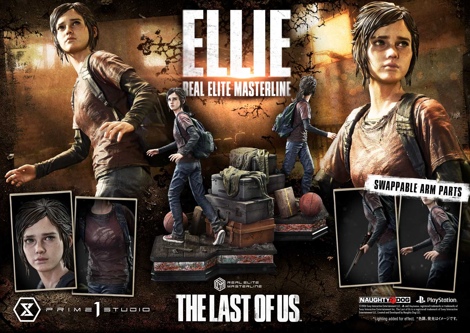 The Last of Us Part Ⅰ  Ellie 1/4 Statue By Prime 1 Studio