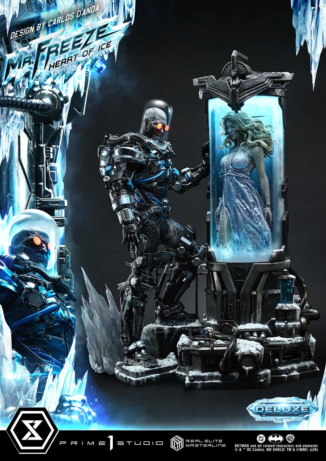 Mr. Freeze Heart of Ice (Design by Carlos D'Anda) DX Bonus Ver. 1/3 statue By Prime 1 Studio