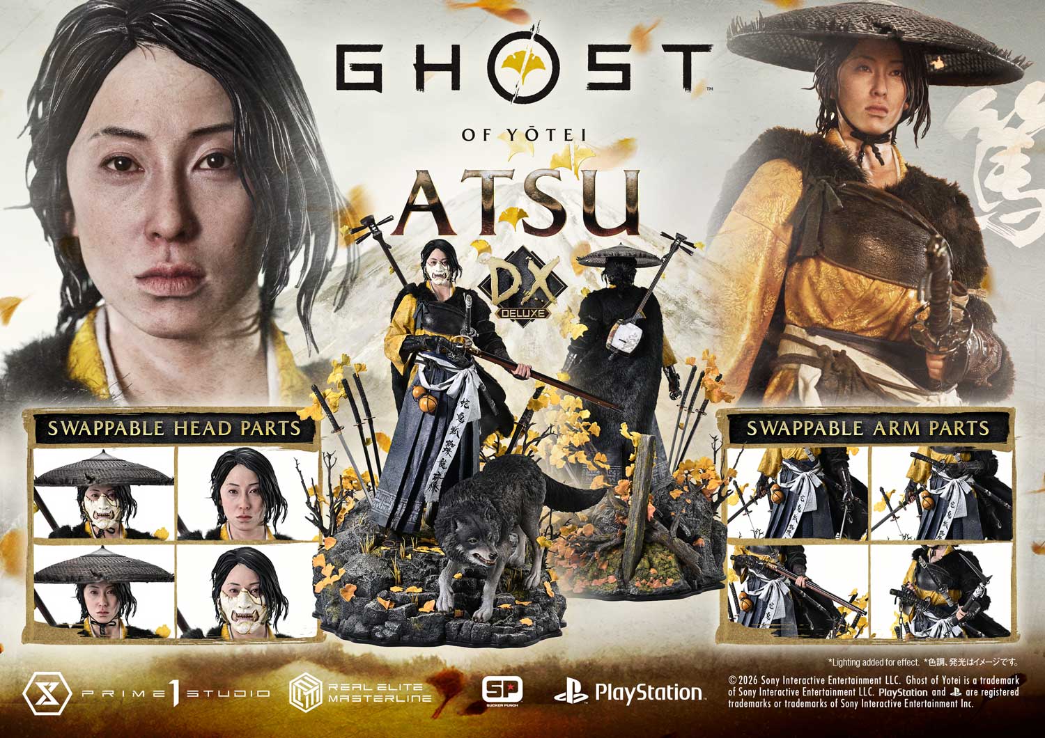 Ghost of Yōtei Atsu DX Bonus Version By Prime 1 Studio