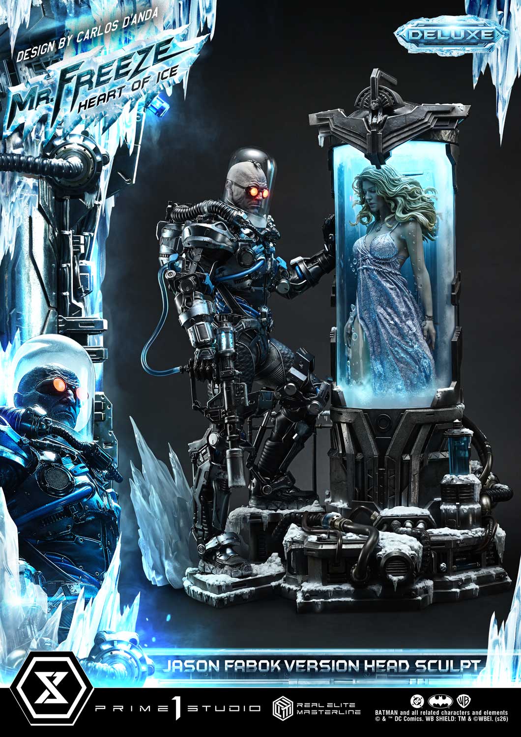 Mr. Freeze Heart of Ice (Design by Carlos D'Anda) DX Bonus Ver. 1/3 statue By Prime 1 Studio